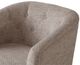 Olliix by Madison Park Natural Ansley Chesterfield Barrel Chair-2