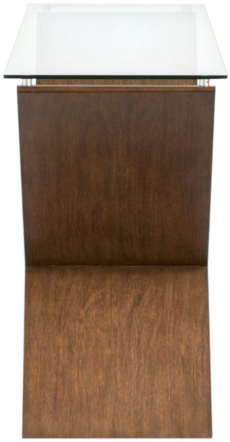 Magnussen Home® Vector Russet Brown Rectangular Sofa Table-3