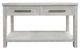 Elements International Avalanche Antique White Sofa Table-0