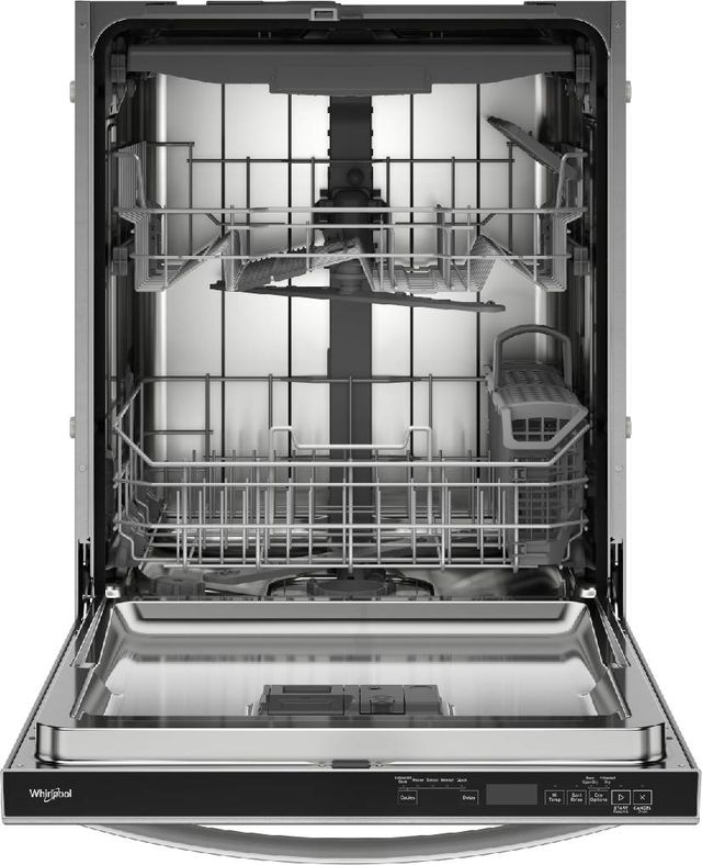 Whirlpool® 24" Fingerprint Resistant Stainless Steel Top Control Built In Dishwasher-1