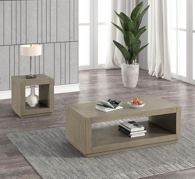 Furniture of America® Dothan Natural End Table-2