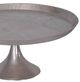 A & B Home Gray Round-Footed Aluminum Tray-2