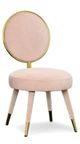 VIG Furniture Modrest Haswell 2-Piece Pink Accent Chair Set-0