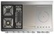 Ilve® Majestic III 48" White Pro Style Dual Fuel Natural Gas Range with Solid Door and Chrome Trim-2