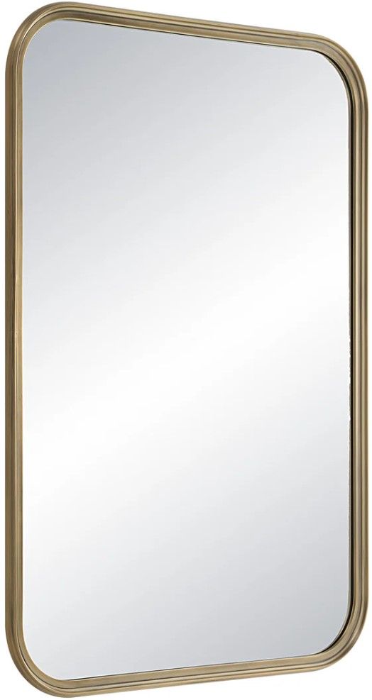 Renwil® Jyn Brushed Brass Accent Mirror-2