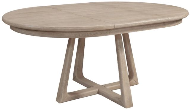 Riverside Furniture Carmella Pebble Oak Round Dining Table-0