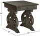 Magnussen Home® Bellamy Peppercorn Square End Table-2