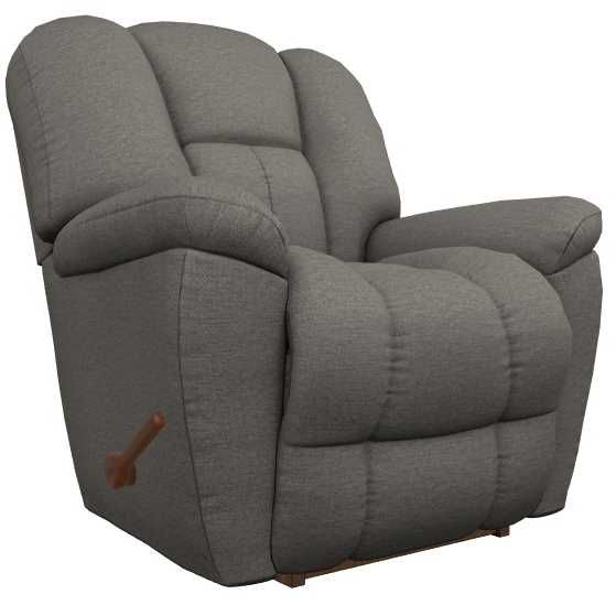 La-Z-Boy® Maverick Charcoal Manual Rocking Recliner-0