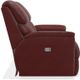 La-Z-Boy® Kipling Wine La-Z-Time® Power-Recline™ Full Reclining Loveseat with Power Headrest-2