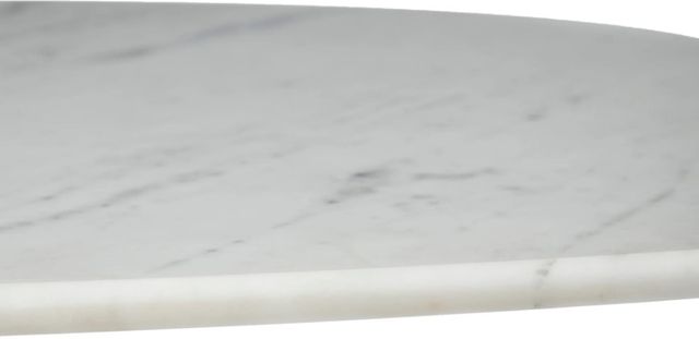 Renwil® Keely White Coffee Table with Matte Black Base-4