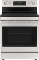 Sharp 30" Stainless Steel Freestanding Electric Range with True European Convection-1
