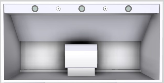 Vent-A-Hood® 48" White Wall Mounted Range Hood-2