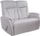 GoBerce® White Reclining Loveseat-1