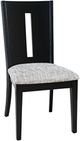 Jofran Inc. Urban Icon Black/Gray Slotback Dining Side Chair-0