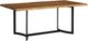 Signature Design by Ashley® Fortmaine Brown Wooden Table Top Dining Table with Black Metal Base-0