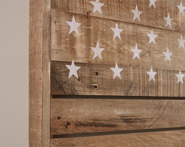 Signature Design by Ashley® Jonway Antique Brown Flag Wall Art-2
