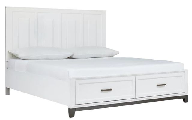 Benchcraft® Brynburg 5-Piece White California King Panel Storage Bed Set-1