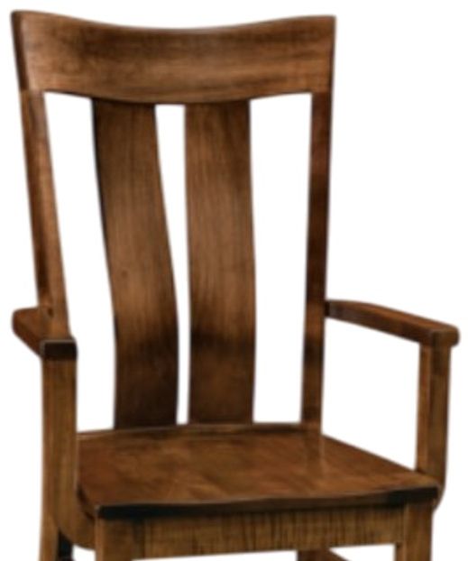 Archbold Furniture Customizable Amish Essentials Florence Arm Chair-1