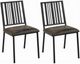 ACME Furniture Zudora 2-Piece Black Upholstered Dining Side Chair-4