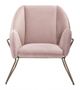 Zuo® Stanza Pink Arm Chair-1