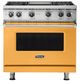 Viking® 36'' Daffodil Sealed Burner Pro Style Gas Range-0