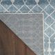 Nourison Home™ Astra Machine Washable 5' x 7' Blue Area Rug-1