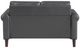 Homelegance® Hector Dark Gray Loveseat-4