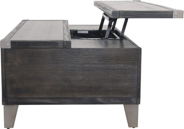 Signature Design by Ashley® Todoe Dark Gray Lift Top Cocktail Table-4