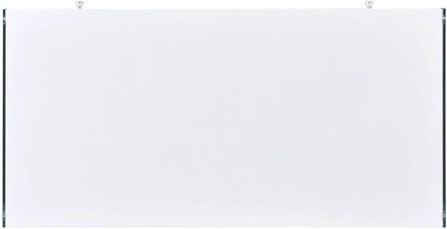 Coaster® Dobrev Glossy White/Clear Computer Desk-2