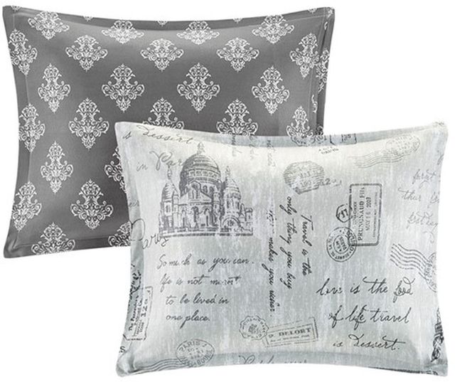 Olliix by 510 Design Marseille 5 Piece Gray King/California King Reversible Comforter Set-4