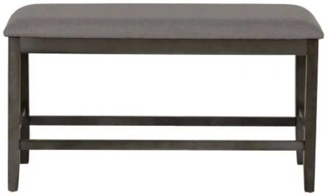 Powell® Seneca Gray Counter Backless Bench-3