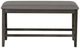 Powell® Seneca Gray Counter Backless Bench-3