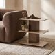 Uttermost® Travertini Brass 3-Tiered Accent Table-1