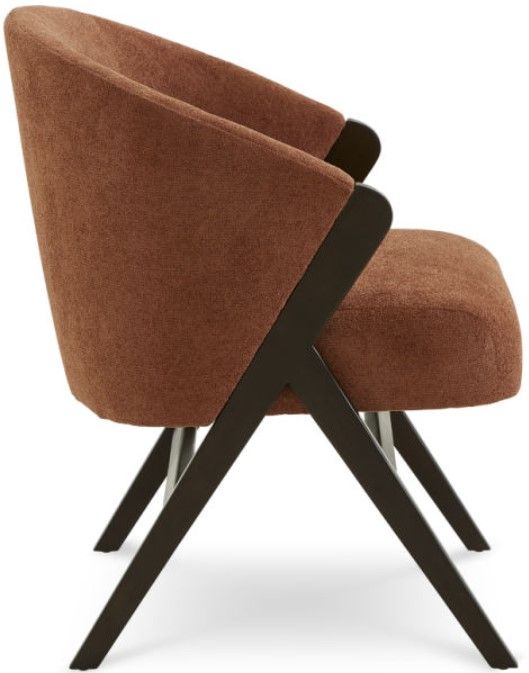 Parker Southern Dashing Espresso/Tango Rust Chair-1