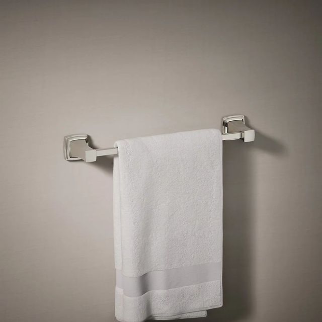 KOHLER® Riff® Vibrant Polished Nickel 18" Towel Bar-1