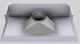 Vent-A-Hood® Designer Series 60" White Wall Mounted Range Hood-4