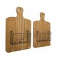 A & B Home 2-Piece Brown Wall Basket Set-0