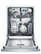 Bosch® 100 Series 24" Stainless Steel Built In Dishwasher-1