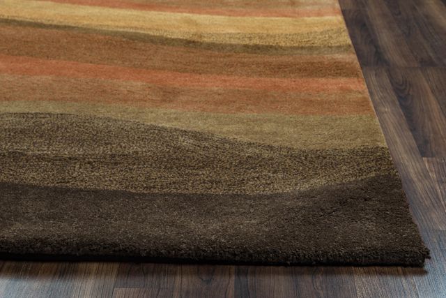 Rizzy Home Colours Olive 2'6" x 8' Runner Rug-2