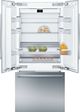 Bosch Benchmark® 19.4 Cu. Ft. Stainless Steel Built In French Door Refrigerator-1