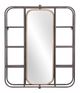 Zuo Modern Alice Gray Mirror with Shelves-0