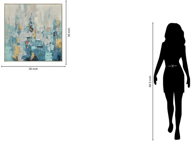 Classy Living Mesmerizing 50 Shades of Teal Wall Art-2