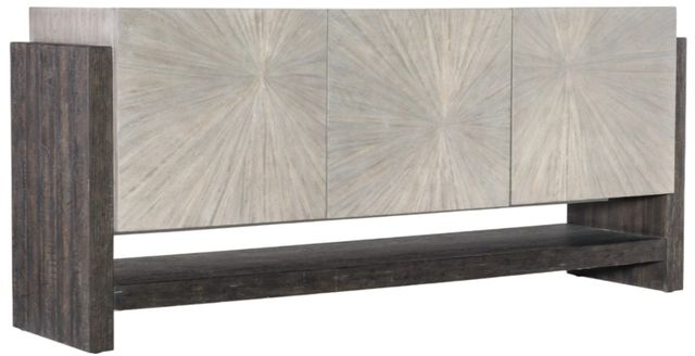 Hooker® Furniture Melange Ground Perspective Gray/Light Natural Credenza-0