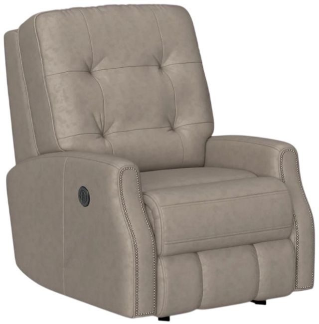 Flexsteel® Customizable Devon 34" Leather Power Rocking Recliner-0