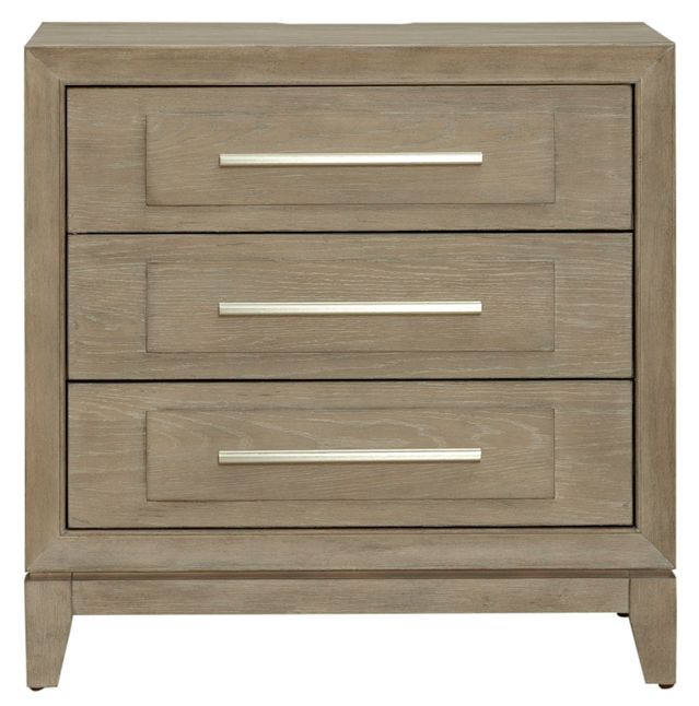 Liberty Furniture Brentwood Sandstone Nightstand with Charging Station-2
