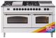 Ilve® Nostalgie II Series 60" Custom RAL Color Pro Style Dual Fuel Range-0