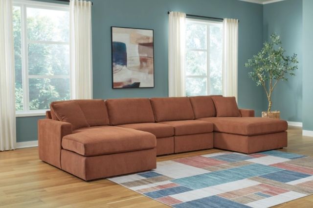 Signature Design by Ashley® Modmax 4-Piece Spice U-Shape Double Chaise Sectional-1