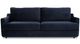 Moe's Home Collection Alvin Nightfall Blue Velvet Sofa-1