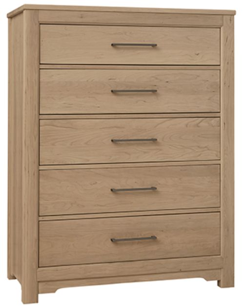 LM Co Home By Vaughan-Bassett Crafted Cherry by Ben & Erin Napier Bleached Cherry 5-Drawer Chest-0
