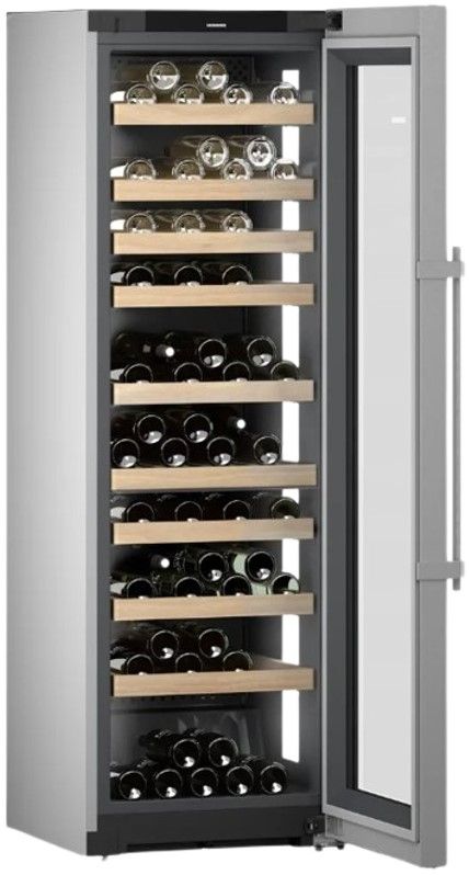 Liebherr 24" 13 Cu. Ft. Stainless Steel Wine Cooler-2
